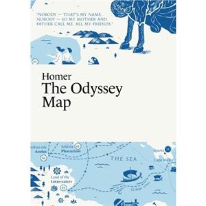 Homer The Odyssey Map by Thelander & Martin & Master of Fine Arts