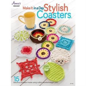 Make It In a Day Stylish Coasters by Annies Crochet