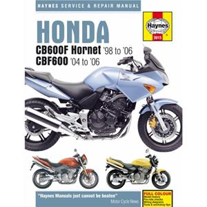 Honda CB600F Hornet  CBF600 98  06 Haynes Repair Manual by Haynes Publishing