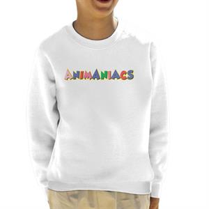 Animaniacs 90s Colour Text Logo Kid's Sweatshirt