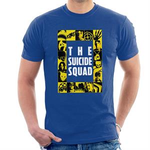 The Suicide Squad Yellow Tile Frame Men's T-Shirt