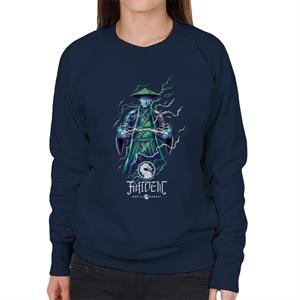 Mortal Kombat Raiden Lightning Bolt Charge Women's Sweatshirt