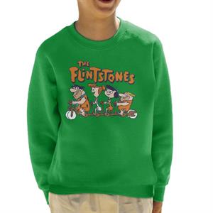 The Flintstones Tandem Bike Kid's Sweatshirt