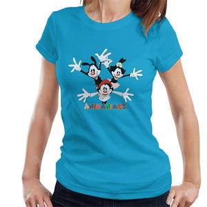 Animaniacs Logo Yakko Wakko And Dot Women's T-Shirt
