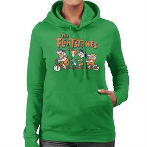 The Flintstones Tandem Bike Women's Hooded Sweatshirt