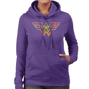 Wonder Woman 1984 WW Colour Logo Women's Hooded Sweatshirt