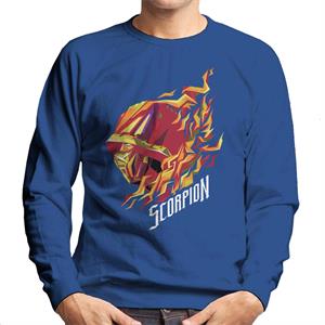 Mortal Kombat Scorpion Head Men's Sweatshirt