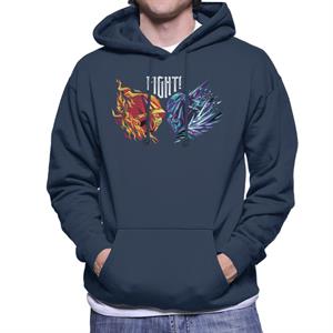 Mortal Kombat Scorpion Sub Zero Fight Men's Hooded Sweatshirt