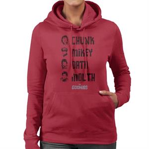 The Goonies Character Line Up Women's Hooded Sweatshirt