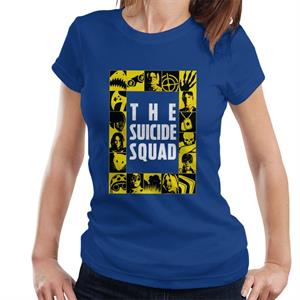 The Suicide Squad Yellow Tile Frame Women's T-Shirt