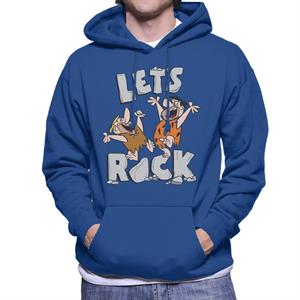 The Flintstones Fred & Barney Lets Rock Men's Hooded Sweatshirt