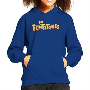 The Flintstones Red Shadow Classic Logo Kid's Hooded Sweatshirt