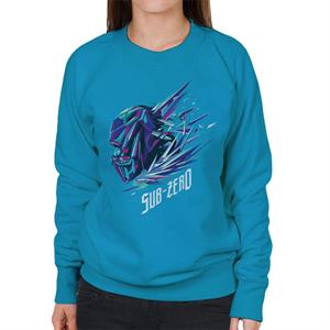 Mortal Kombat Sub Zero Head Women's Sweatshirt