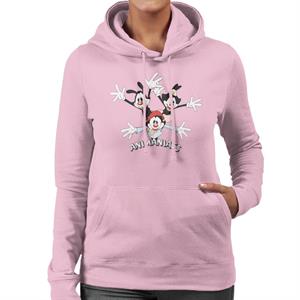 Animaniacs Yakko Wakko And Dot Women's Hooded Sweatshirt