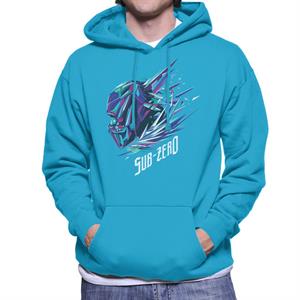 Mortal Kombat Sub Zero Head Men's Hooded Sweatshirt