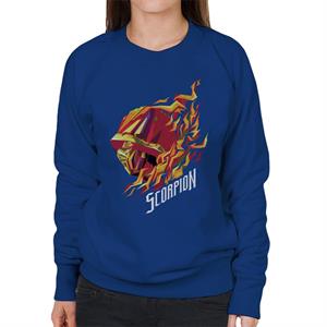 Mortal Kombat Scorpion Head Women's Sweatshirt