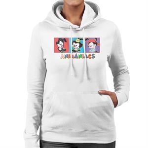 Animaniacs Colour Tiles Women's Hooded Sweatshirt