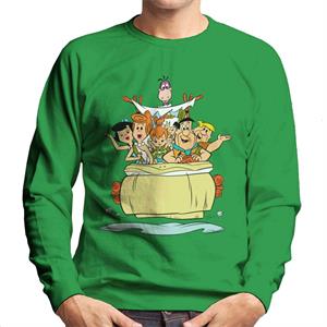 The Flintstones & Rubbles Roadtrip Men's Sweatshirt