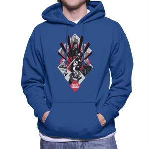 Suicide Squad Katana Pose Men's Hooded Sweatshirt