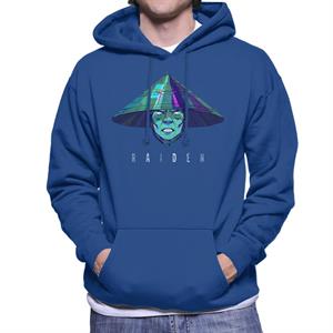 Mortal Kombat Raiden Face Men's Hooded Sweatshirt