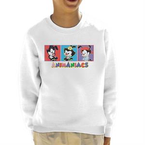 Animaniacs Colour Tiles Kid's Sweatshirt