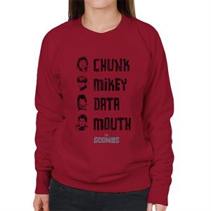 The Goonies Character Line Up Women's Sweatshirt