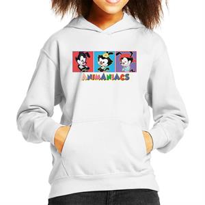 Animaniacs Colour Tiles Kid's Hooded Sweatshirt