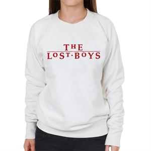 The Lost Boys Distressed Text Logo Women's Sweatshirt