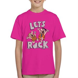 The Flintstones Fred & Barney Lets Rock Kid's T-Shirt