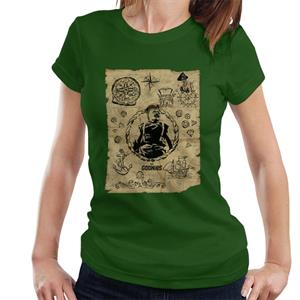 The Goonies Treasure Map Sloth Women's T-Shirt