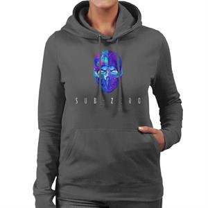 Mortal Kombat Sub Zero Mask Women's Hooded Sweatshirt