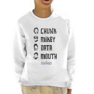 The Goonies Character Line Up Kid's Sweatshirt