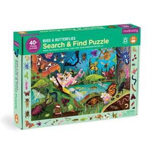 Bugs  Butterflies 64 Piece Search  Find Puzzle by Mudpuppy