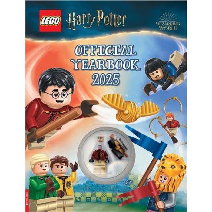 LEGO Harry Potter Official Yearbook 2025 with Harry Potter minifigure