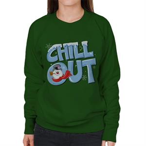 Frosty The Snowman Chill Out Women's Sweatshirt