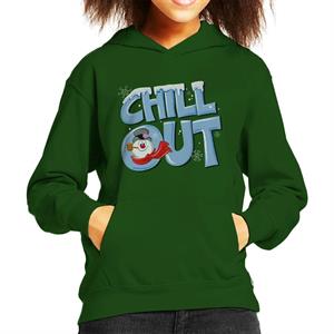 Frosty The Snowman Chill Out Kid's Hooded Sweatshirt