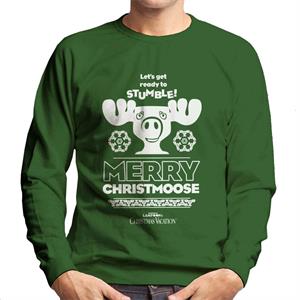 National Lampoons Christmas Vacation Merry Christmoose Men's Sweatshirt