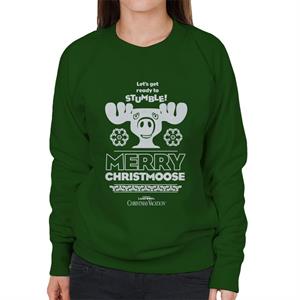 National Lampoons Christmas Vacation Merry Christmoose Women's Sweatshirt