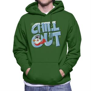 Frosty The Snowman Chill Out Men's Hooded Sweatshirt