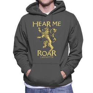 Game Of Thrones Lannister Hear Me Roar Men's Hooded Sweatshirt