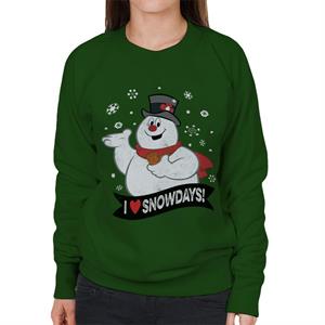 Frosty The Snowman I Love Snowdays Women's Sweatshirt