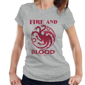 Game Of Thrones Targaryen Fire And Blood Women's T-Shirt