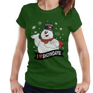 Frosty The Snowman I Love Snowdays Women's T-Shirt