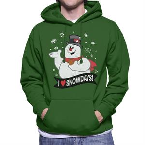 Frosty The Snowman I Love Snowdays Men's Hooded Sweatshirt