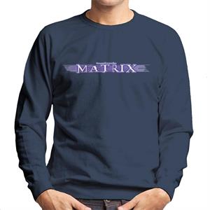The Matrix Purple Logo Men's Sweatshirt