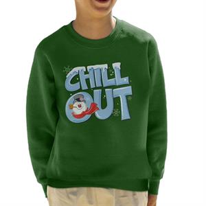 Frosty The Snowman Chill Out Kid's Sweatshirt