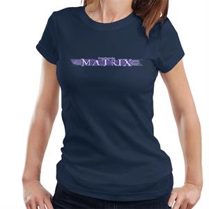 The Matrix Purple Logo Women's T-Shirt
