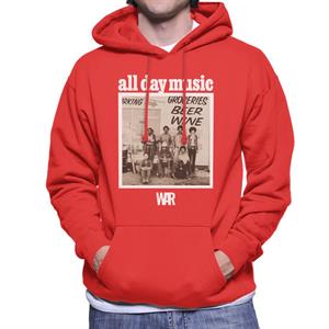 War All Day Music Cover Art Men's Hooded Sweatshirt