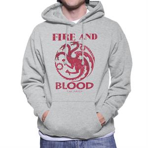 Game Of Thrones Targaryen Fire And Blood Men's Hooded Sweatshirt