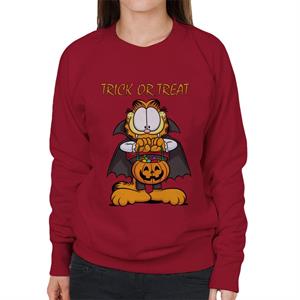 Garfield Halloween Trick Or Treat Women's Sweatshirt